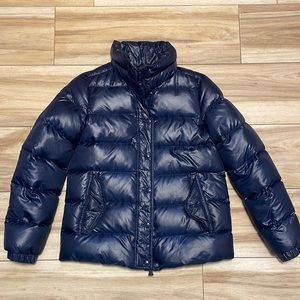 JCREW Navy Puffer Jacket - Size Small